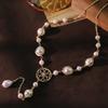 Shijia Pearl Necklace 18k Gold Plated Design Handmade Necklace Women's Jewelry GN0260-2