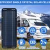 30W Solar Trickle Charger IP65 Car Battery Solar Panel Charging Kit 12-24V Solar Battery Charger For Car RV Boat Motorcycle