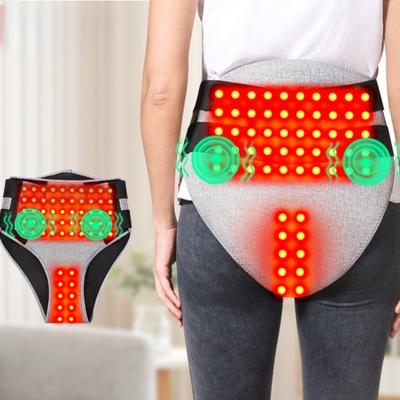 Red Light Therapy Abdominal Massager Fast Heating Vibration Kneading Relieve Menstrual Pain Waist Support Belt