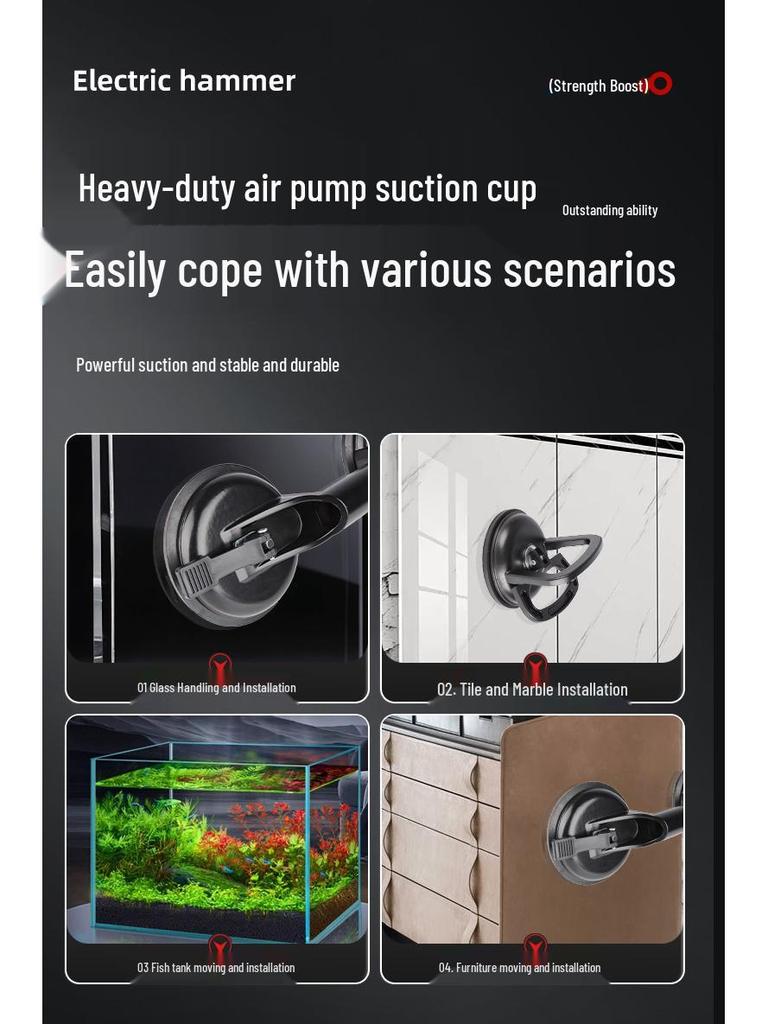 Industrial Heavy-Duty Triple Claw Suction Cup for Glass and Tile Fixing