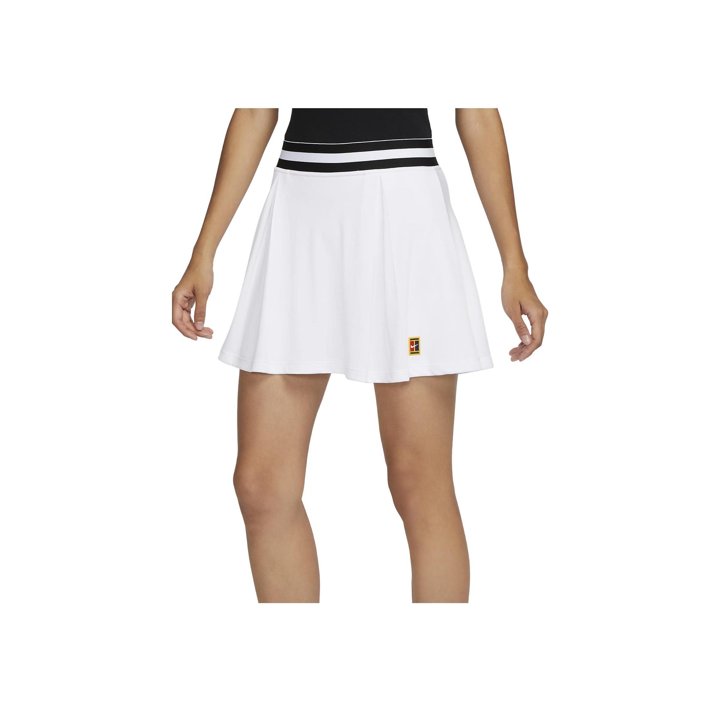 

Nike Court Dri-FIT Heritage Solid Dry Shorts Skirt Tennis Bottoms Women bottoms White FB4154-100 S