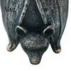 Waterproof Statue Halloween Bat Figurine, Resin Hanging Sculpture, Gothic Upside Garden Fence Accessory Down for Outdoor Tree Yard Decor Scary