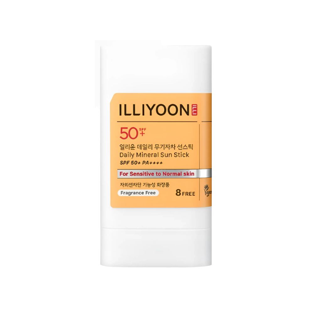ILLIYOON Daily Mineral Sunscreen Stick SPF50+ PA++++ Portable UV Protection 20g
