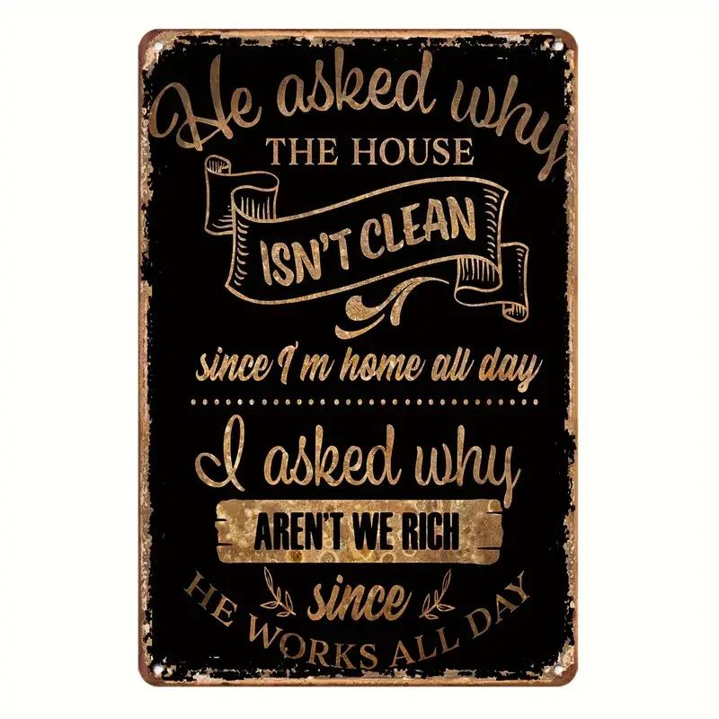 Inspirational Life Sentences Aluminium Sign,Vintage Restaurant Decoration, Cafe Bar Club Living Room  Home Wall Decor