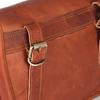 2 Side Pouch Motorcycle Brown Leather Saddle Panniers Saddlebags Bag New Handmade