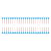 50pcs Epoxy Mixing Nozzle Tip for Adhesive Applicator Resin Mixing Tip Dental AccessoryBlue Orange 10:1