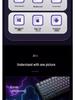 K81 Customizable Three-Mode Side-Engraved Mechanical Keyboard with PBT Two-Color Gradient Luminous Design