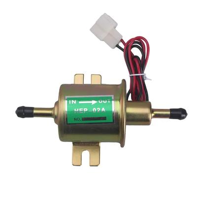 Universal 12V Electric Fuel Pump Low Pressure with Bolt Fixing Wire for Diesel & Petrol Car Carburetor Motorcycle ATV HEP-02A