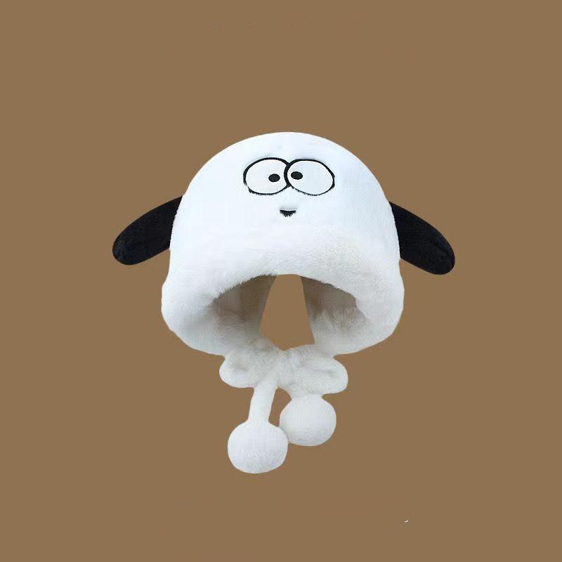 

Женская шапка из искусственного меха для девочек, зимняя теплая мотоциклетная лыжная шапка, костюм в подарок one size average