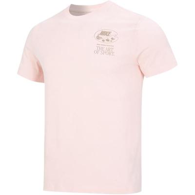 Cartoon Print Crew Neck Short Sleeve T-Shirt Men Tops Pink FB9799-686