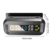 Tire Pressure Monitoring System with 4 Sensors USB/Solar TPMS Tire Pressure Monitor System for Car SUV Sedan