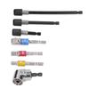 7Pcs Socket Adapter Hex Shank Metal Colourful Screwdriver Bit Holder Extension Set Kit