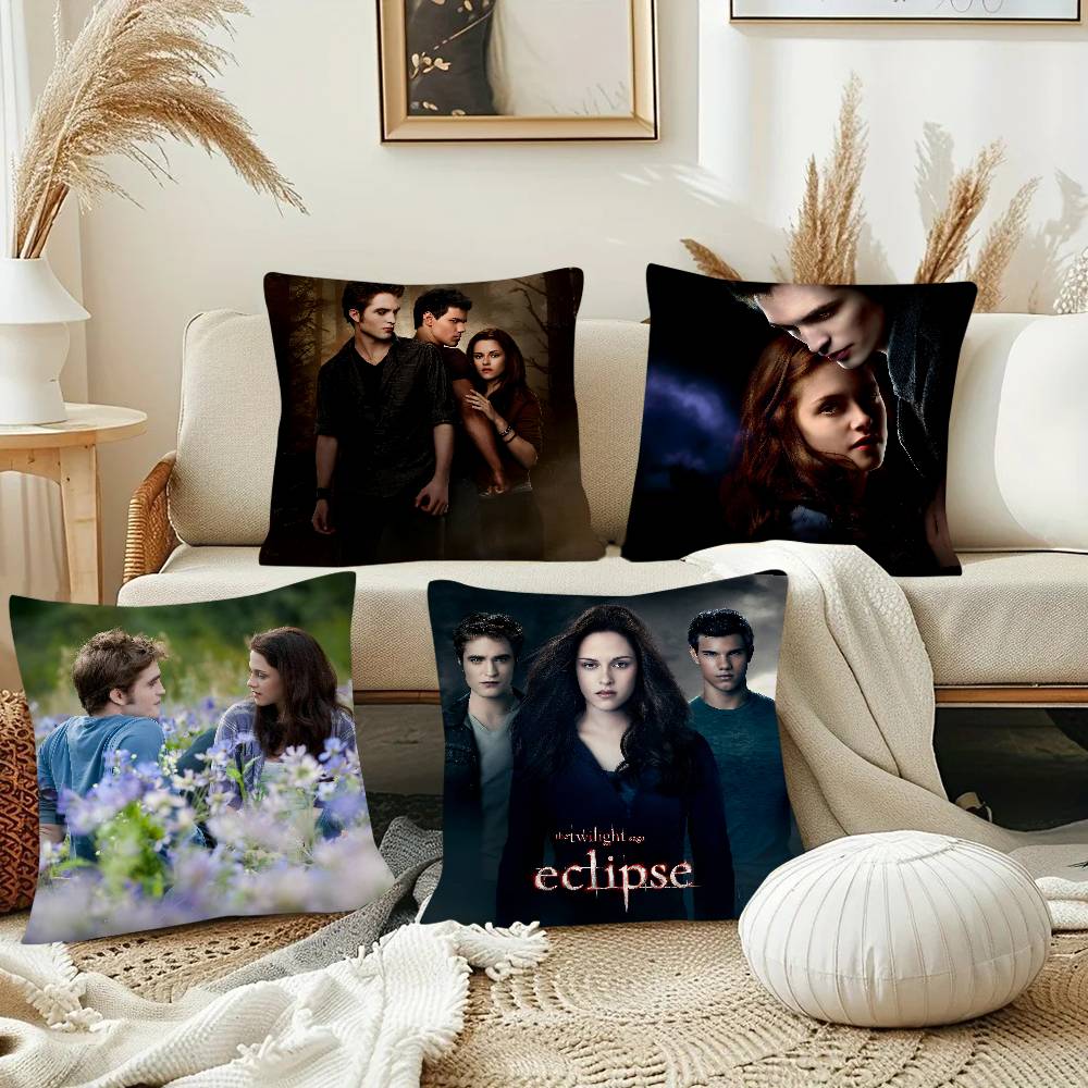 The Twilight Saga Edward Cullen Pillow Case Fashion Square Pillowcase Bedroom Sofa Room Ins Decoration Leisure