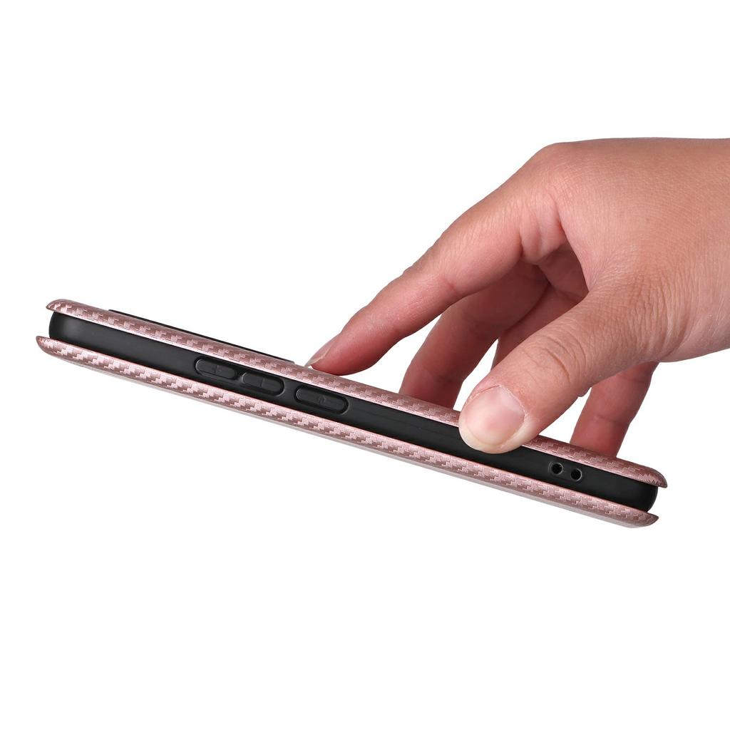 For Xiaomi Redmi Note 15 Pro 4G (Global) Case Carbon Fiber Texture Drop-Proof PU Leather Phone Cover