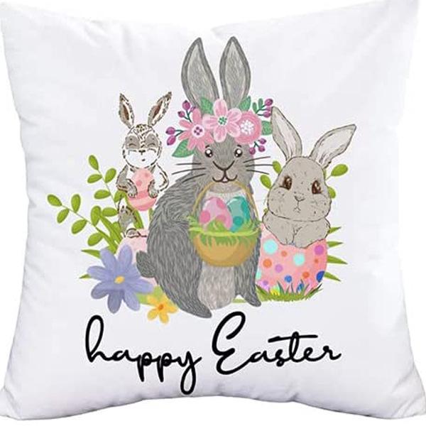 Nordic Cartoon Animal Pillow Cover Cute Printed Linen Pillow Home Ornament Sofa Car Premium Durable Quality Useful