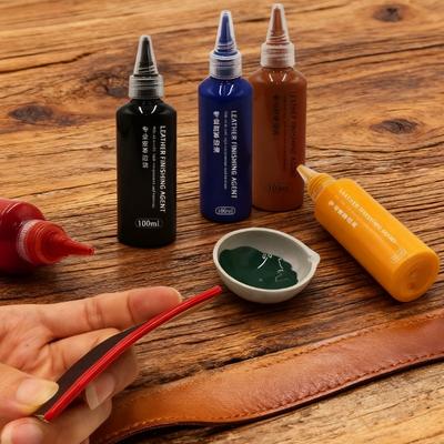 100ml Matte Lederkantenversiegelungsöl Kältebeständig Hochtemperaturbeständig Verhindert Feuchtigkeitsaufnahme und Verformung des Leders