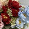 Artificial Flower 6 Heads Multipurpose Silk Cloth Fadeless Vivid Simulation Peony Bouquet