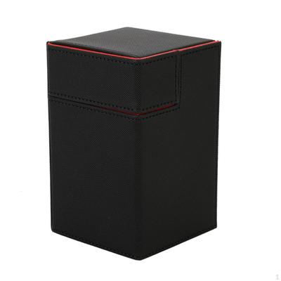 Caja de Almacenamiento de Tarjetas Contenedor Coleccionable Decoración Portaholders a Prueba de Polvo Organizador para