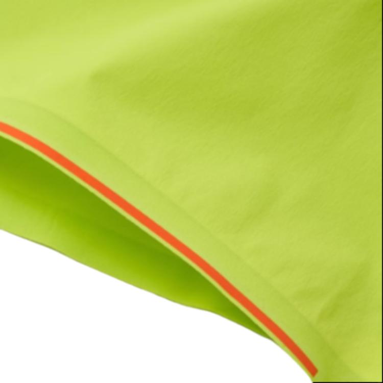 Saucony Letter Elastic Mid Waist Casual Shorts Men shorts Yellow Green SC2249031D-GE30