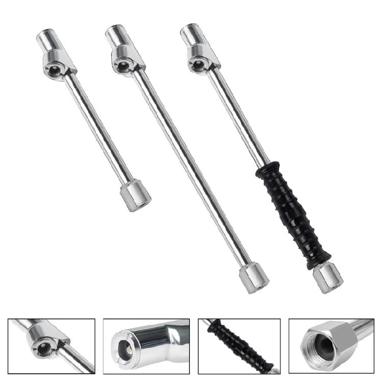 Car Truck Bus Tractors Deflator Valve Dual-Air Tire Chuck Head Tire Inflator Rod