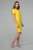 Basic Light Knee-length Dress with V-neck and Short Sleeves Assorted Colors