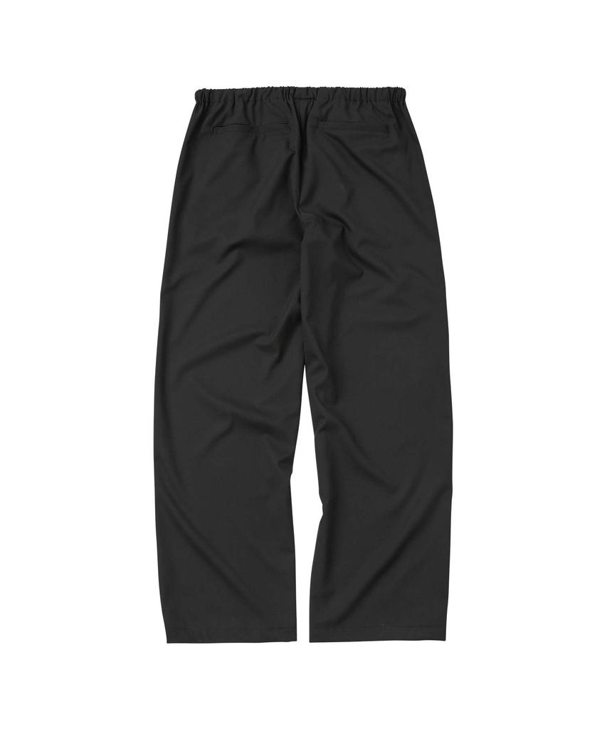 WMC Easy Elastic Stripe Slacks_Black
