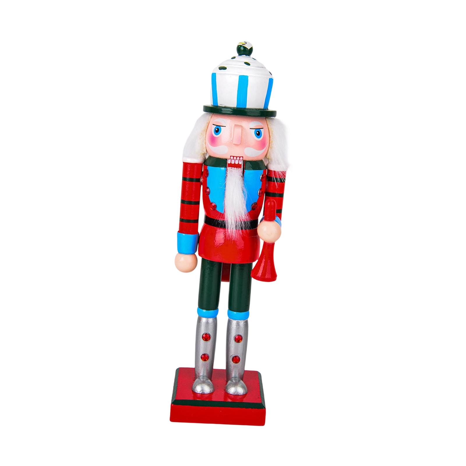 Christmas Nutcracker Figurine Christmas Doll for Centerpiece Tabletop Family