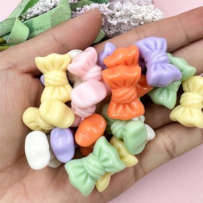 Pašdarināts vienkrāsains 20gab. 16*23mm krelles, lociņu materiāli, rokassprādzes izgatavošana, Macaron mobilo tālruņu ķēdes rotaslietas aksesuāri, DIY mode