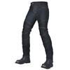 VOLERO Men's Slim Fit Straight Leg Biker Riding Jeans with Flap