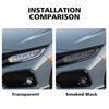 Film de protection pour phares de voiture en TPU PPF pour Honda Civic 10ème 11ème 2016-2026 Film Vinyle Noir Fumée Découpé sur Mesure Anti-Rayures