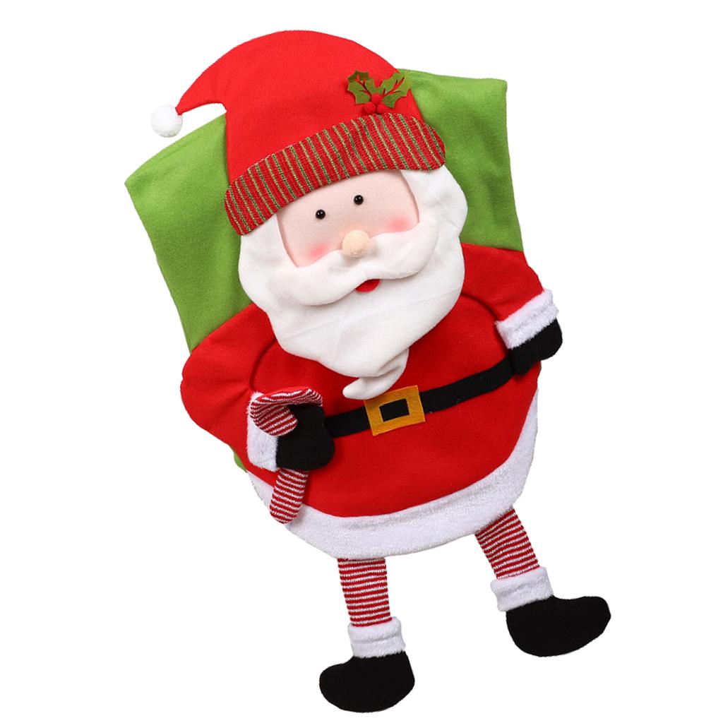 Weihnachtsdekoration Stuhl Festivalbezug Stuhlbezug Ornament Dinnerdeko