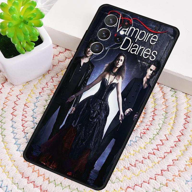 The Vampire Diaries Tryckt TPU-mobilskal För Samsung Galaxy note 10 pro S26 S25 S24 S23 S22 Ultra Plus S21 FE S20 Fodral
