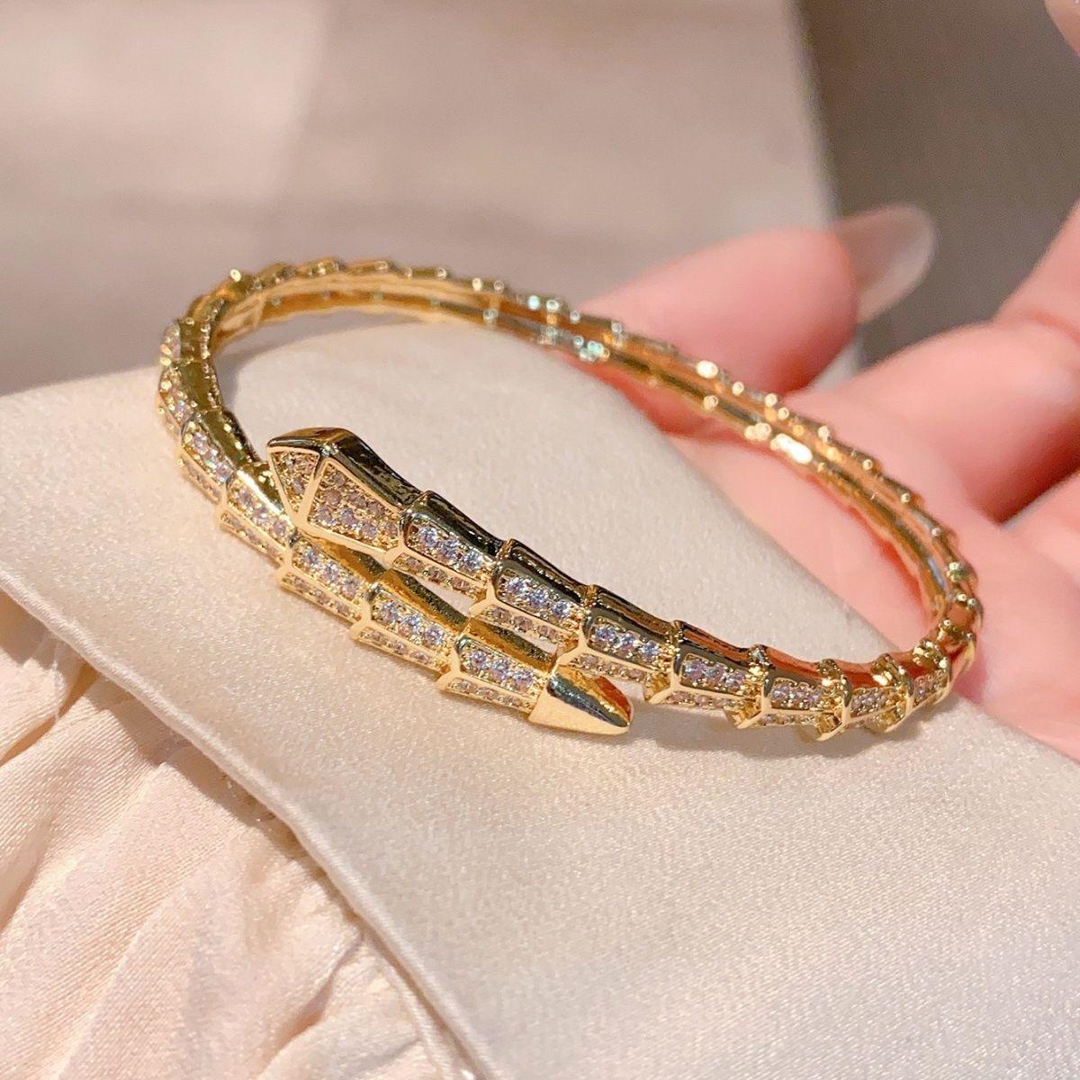 

Snake Bone Multi-circle Light Luxury Bracelet, Open Bracelet for Men and Women, Couple