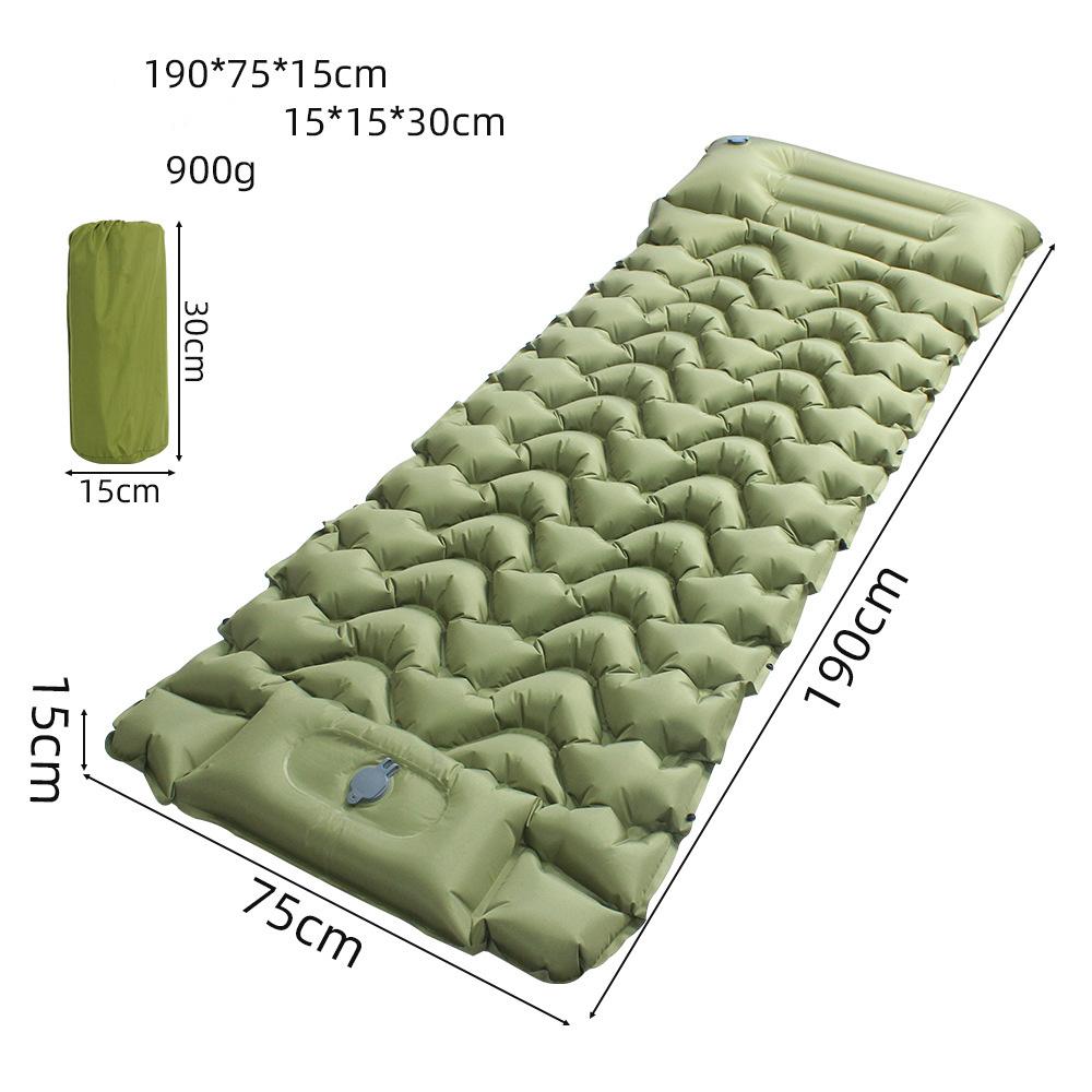 Portable TPU Inflatable Camping Mattress, Moisture-Proof