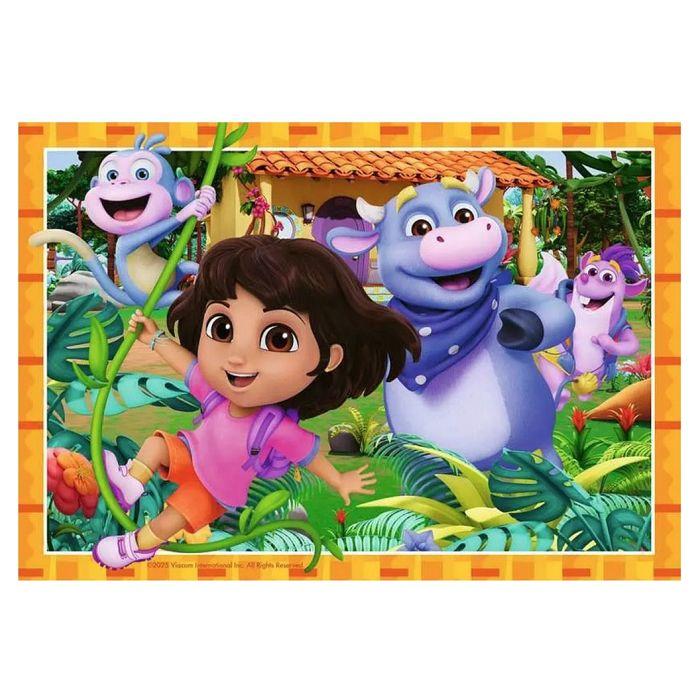 Puzzle - RAVENSBURGER - Dora Nous - 2 x 12 Teile - Mehrfarbig - Für Kinder ab 3 Jahren