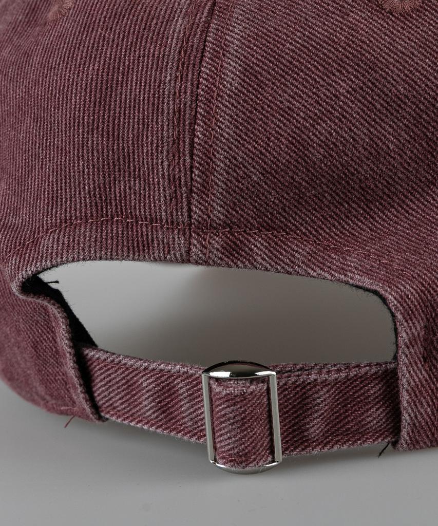 Wig Executive Classic Damaged Pigment Ball Cap - Burgundy