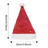 Star Christmas Hat Gold Stamping Soft Plush Red Eve New Year Gift Child Kid Adult Christmas Ornaments Party Outfit Xmas 2026