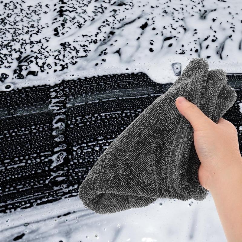 Microfiber Car Washing Towel Thickened Double-sided Ultra Absorbent Car Wash Cloth All Purpose Clean Drying Towel Washing Tools