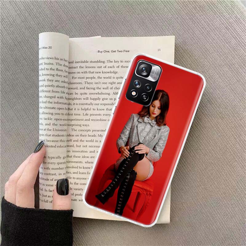 Singer Lana D-Del Rey Phone Case For Redmi Note 13 12 Pro Plus 14 15 Pro 5G 11 11T 11E 11S 10 Pro 10S 9 9S Cover Cell Clear TPU