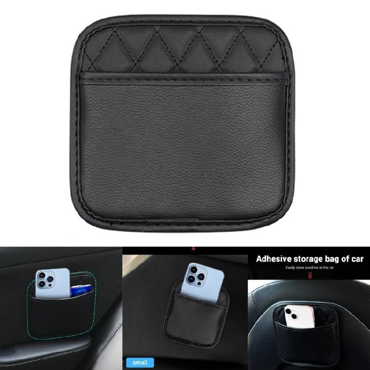 Multifunctional Leather Storage Organizers Bag Suitable for Cars Daily Commute Ensuring Orderly Arrangement of