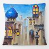 Middle East Arabic Muslim Islam Arabian Woman Portrait Poster Paintings Cushion Cover Decorative Pillows For Sofa