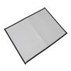 Fireproof Grill Pad Fiberglass Cloth Heat Resistant Foldable Square Fire Pit Mat for Patios Yards Gray L 105x60cm