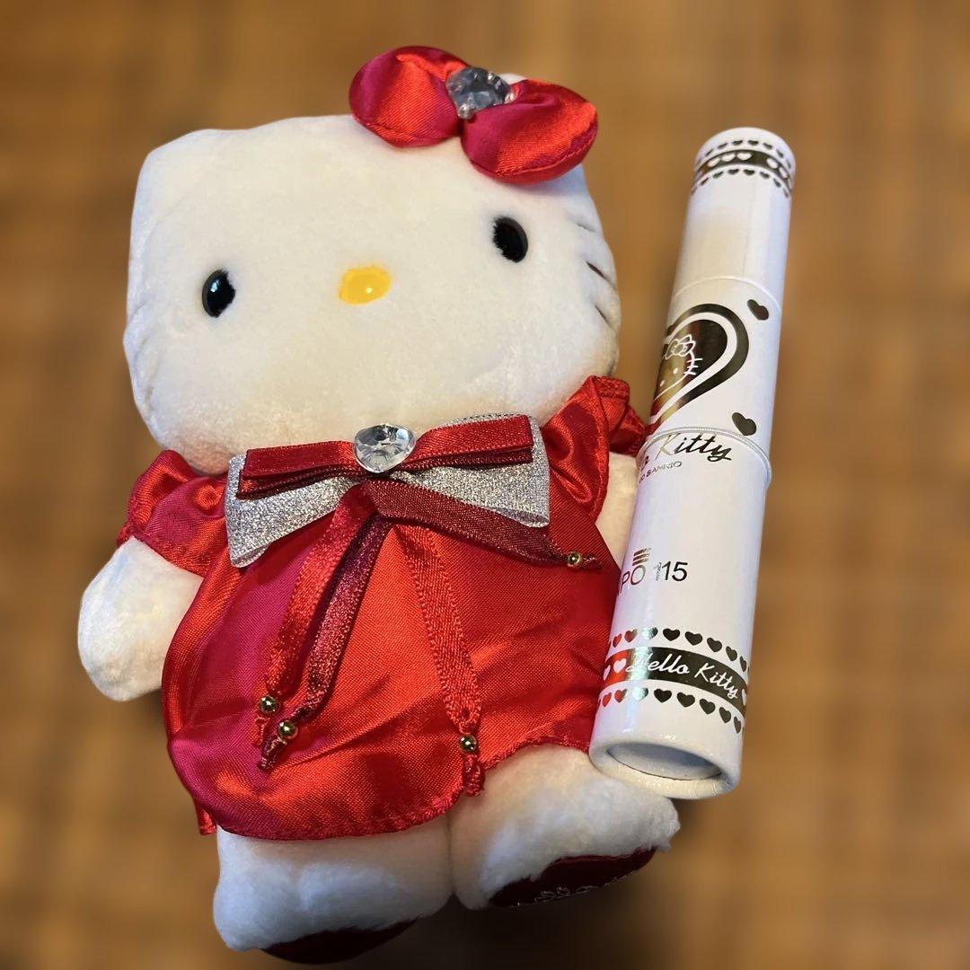 Hello Kitty stuffed toy red dress angel wings