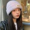 Hats Are Suitable for Round Faces Versatile Mohair Knitted Hats for Women In Autumn and Winter Warm Wool Hats Ear Protection Hats  Korean Version