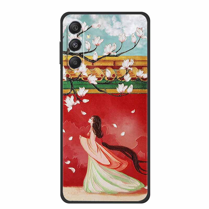 3D Emboss Case For Samsung Galaxy A16 5G Phone Case Coque Flowers Soft Silicone Back Cover For Samsung A56 A36 M16 F16 A26 Case
