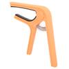 Guitar Capo Portable Clipon Spring Capo Stringed Instrument Playing Tuning Accessories(Orange )
