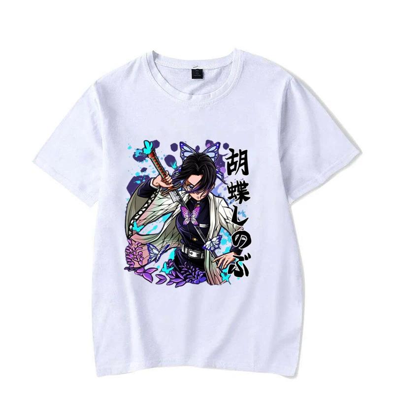 New Fun Takashou Shinobu Printed T-shirt Summer Anime Cute Pattern T-shirt Women's Casual Short-sleeved Loose Shirt