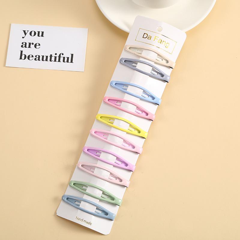 2023 Ice Cream Color Star Hair Clips for Girls – Cute BB Bangs Clips