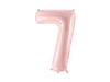 Foil Balloon Number ''7'', 72Cm, Light Pink