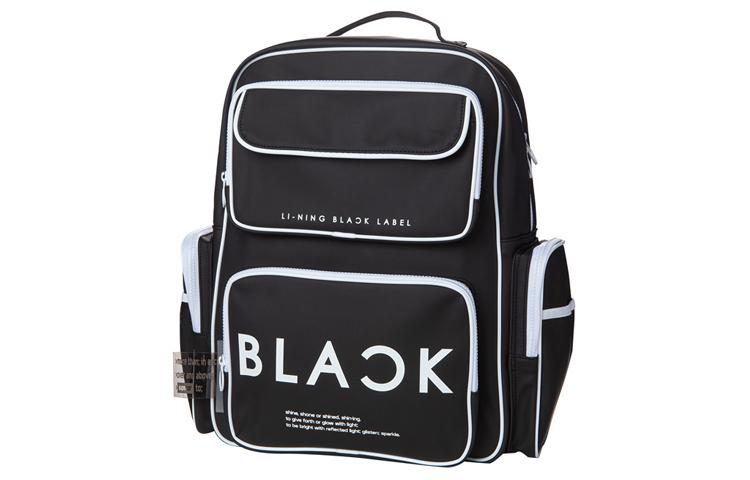 Li Ning Polyester Backpack Regular Men s Black ABSQ154-1